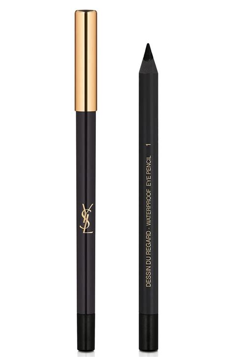 ysl eye pencil black|YSL waterproof eye pencil.